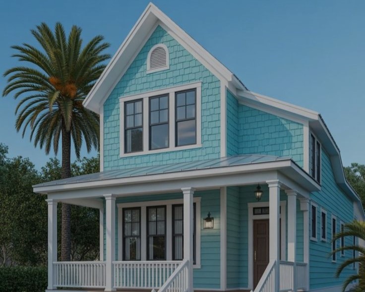 37 Blue House Exterior Ideas with Slate, Navy, Coastal, Moody, Wedgewood and Tiffany Styles